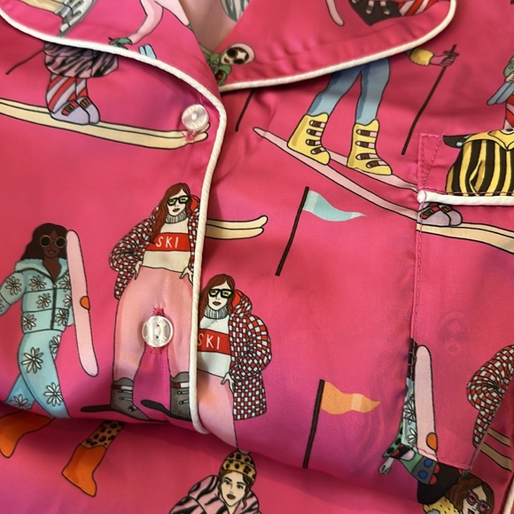 Karen Mabon LIMITED EDITION APRÉS SKI PYJAMA SET M - Picture 4 of 5